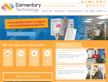 Tablet Screenshot of elementaryuk.com